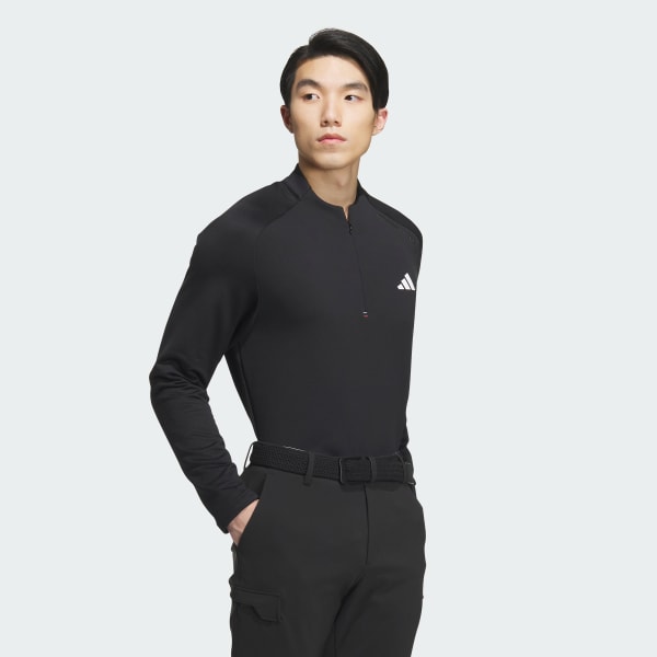 Black 콜드레디 하프집 긴팔 셔츠