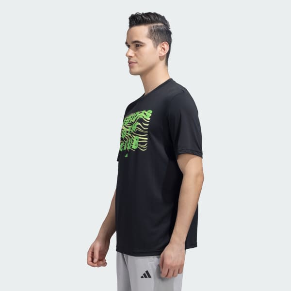 Black HIIT GRAPHICS TEE