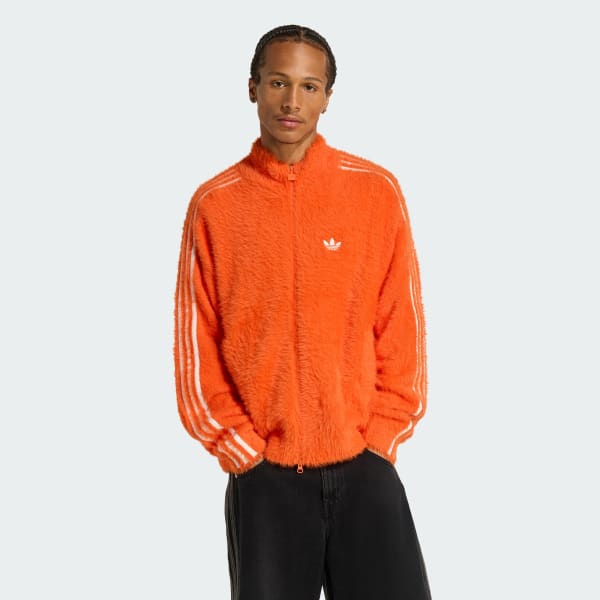 Naranja CHAMARRA DEPORTIVA CLASSIC DE MOHAIR SINTÉTICO