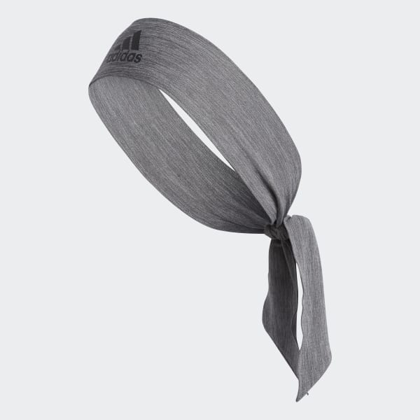 Grey Alphaskin Plus Tie Headband