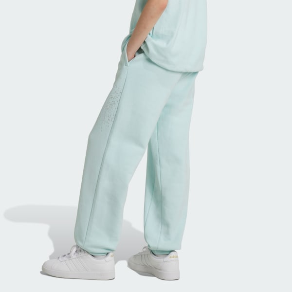 Turquoise Glam Sweat Pants Kids