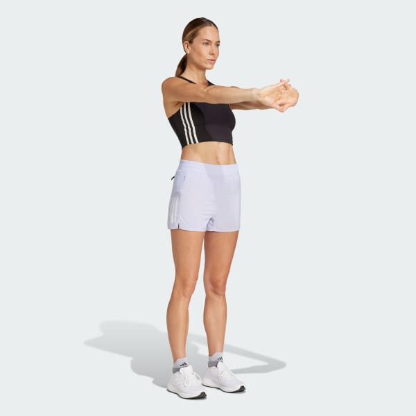 Purple Own the Run Shorts