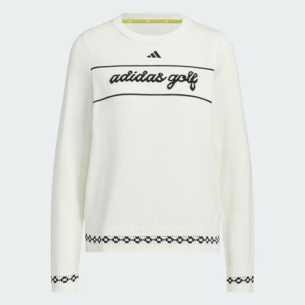 ホワイト 【ゴルフ】フルファッション クルートップス