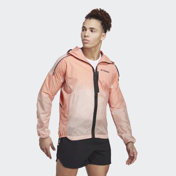 Pomarańczowy Terrex Agravic Windweave Trail Running Windbreaker