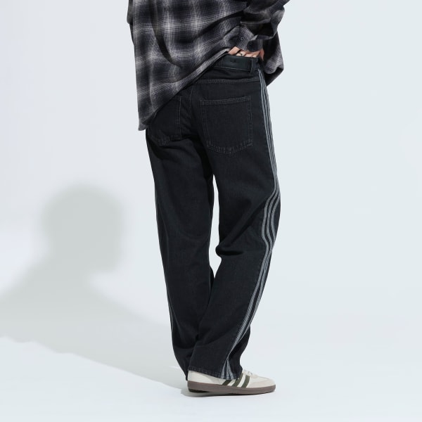 ブラック ファイヤーバード アディカラー デニム パンツ