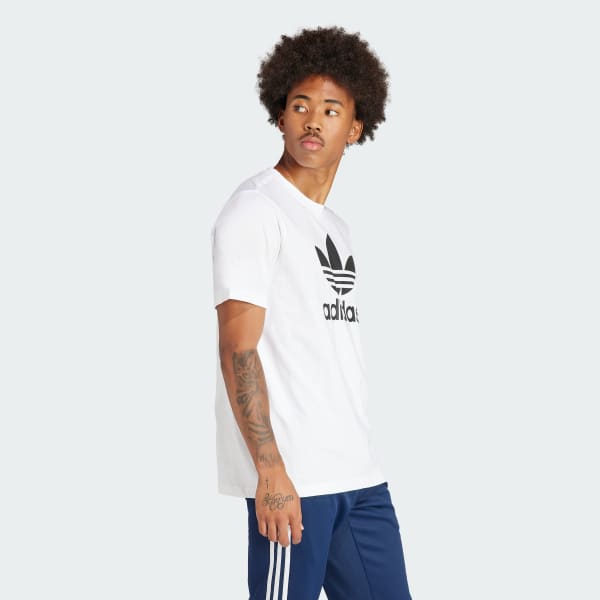 Λευκό Adicolor Trefoil Tee