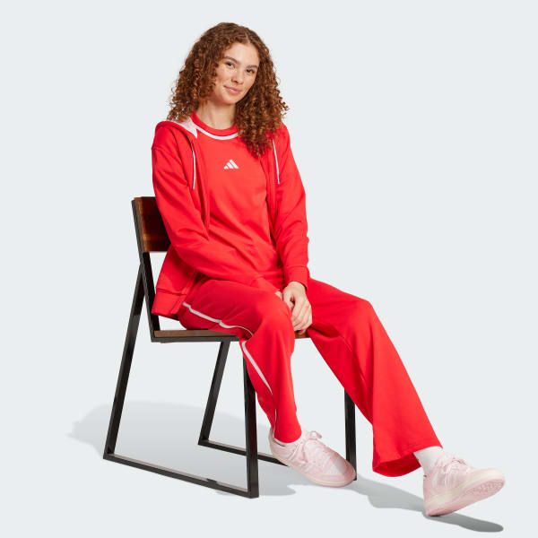 Red Essentials Color Pop French Terry Pants