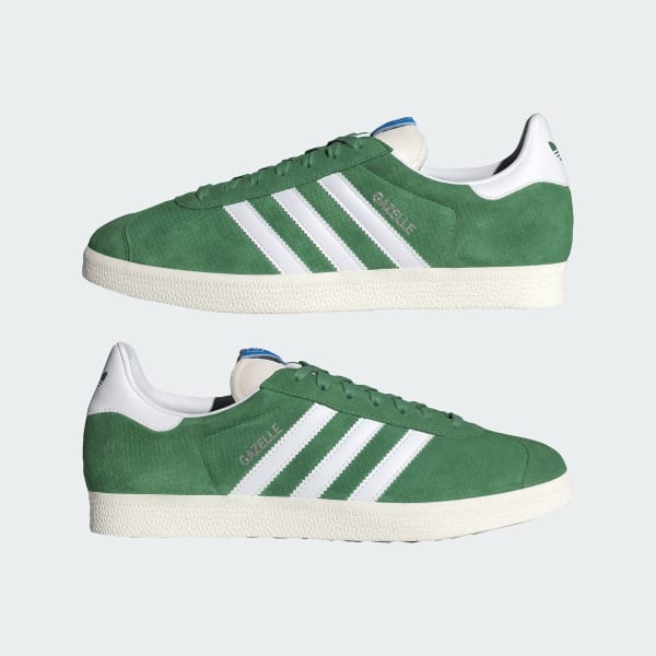Adidas schuhe gazelle grün sales