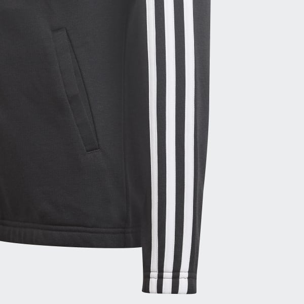 adidas Essentials 3-Stripes Hoodie - Black | adidas UK