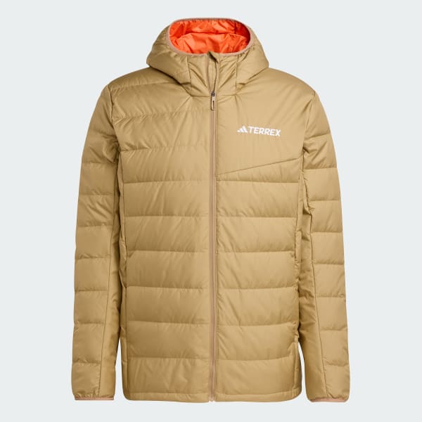 Marron Casaca con capucha Terrex Multi ligero plumón con CLIMAWARM