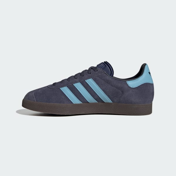 Adidas originals gazelle dark sale blue