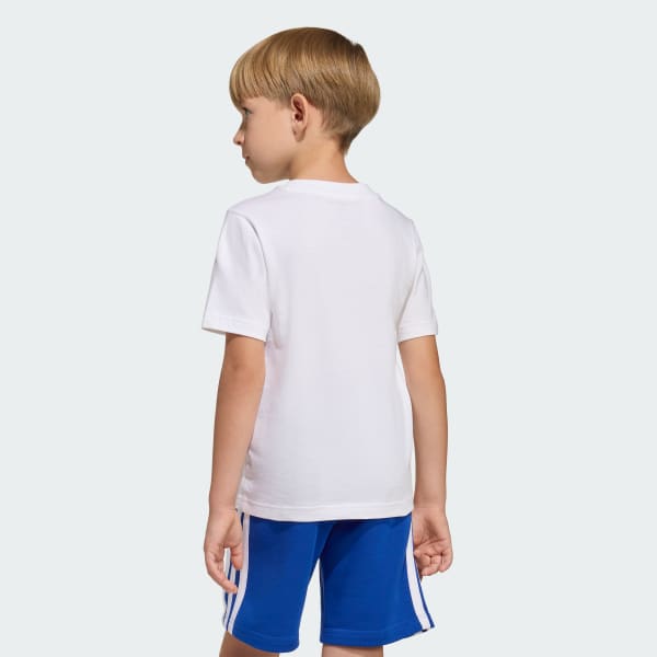 White FOOTBALL GRAPHIC T-SHIRT KIDS