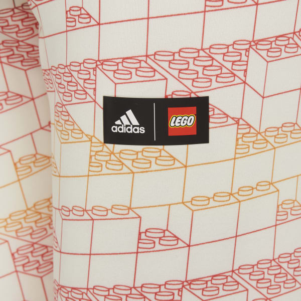 Amarillo Licras adidas x Classic LEGO® AEROREADY Estampado Bloques JEW03