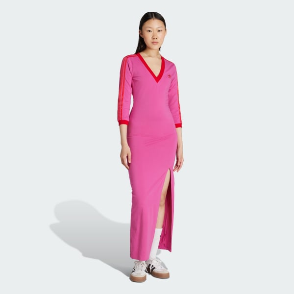 ★adidas originals★W ADICOLOR 3S TANK MAXI DRESS★追跡可 adidas Adicolor 3-Stripes Tank Maxi Dress - Black | Free