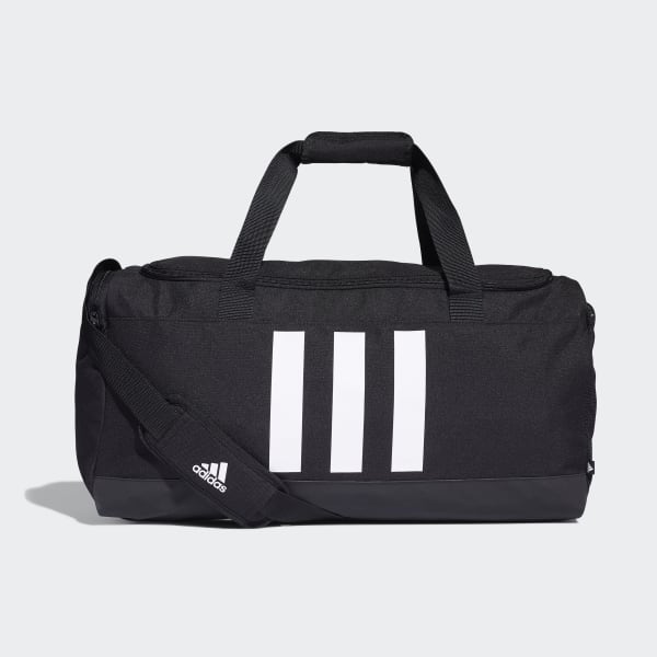 adidas Essentials 3-Stripes Duffel Bag Medium - Black | adidas Australia