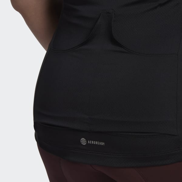 Czerń The Sleeveless Cycling Top NEN17