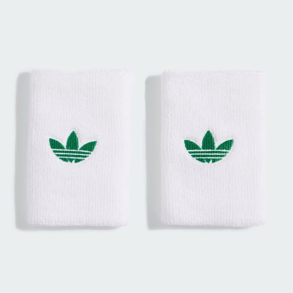 Blanco Muñequeras grandes de tenis adidas Originals