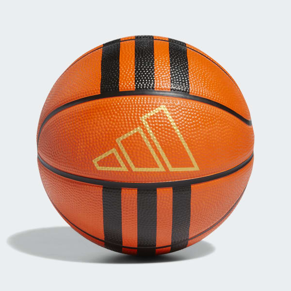 Arancione Pallone da basket 3-Stripes Rubber Mini