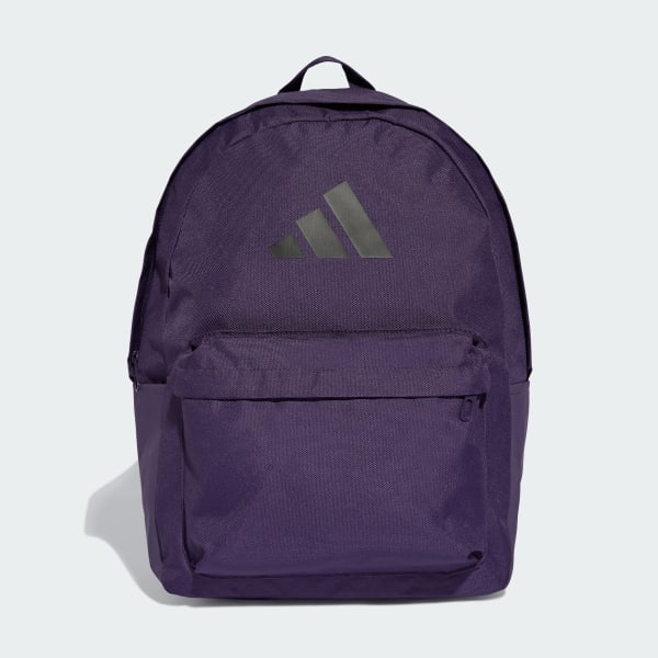 Purple Classic 3 Bar Logo Backpack