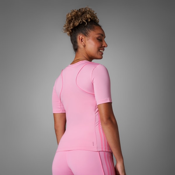 Rosa Camiseta Hyperglam Colour Training Crop
