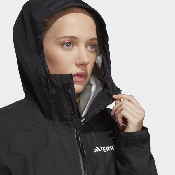 adidas Terrex Xperior GORE-TEX Paclite Rain Jacket - Black | adidas UK