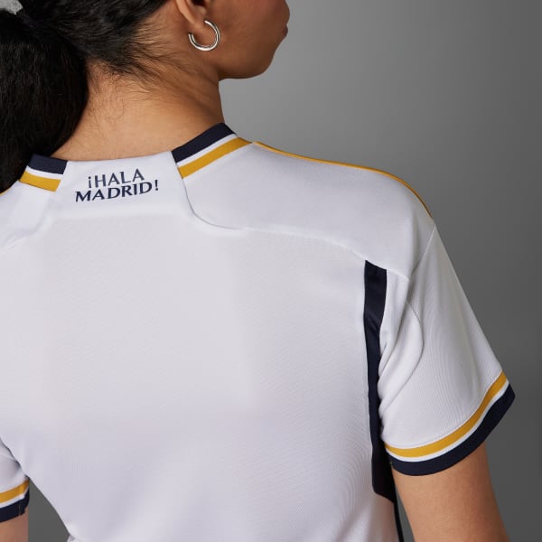 【Adidas】Adidas Real Madrid 2023/24  Jersey White 人気 adidas Real Madrid 23/24 Home Jersey Kids - Bialy | adidas