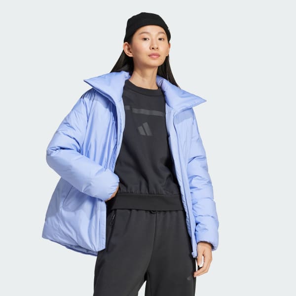 Blau Traveer Daunenjacke