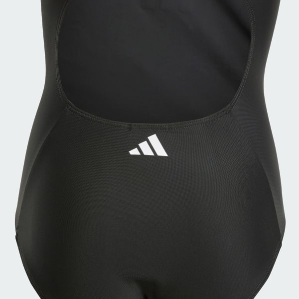 Nero Costume da bagno 3-Stripes Junior