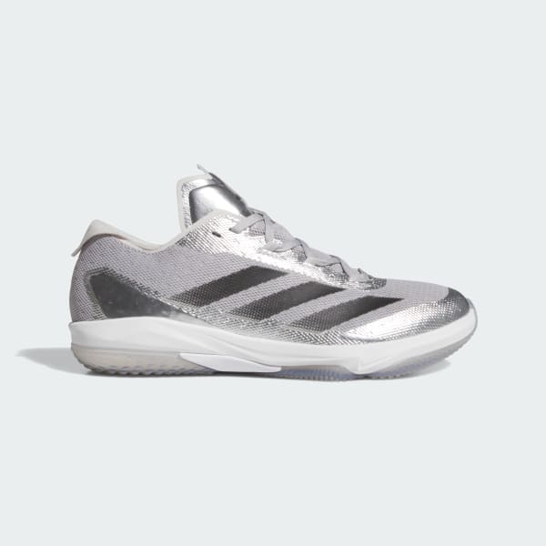 Adizero Impact Turf Silver Speed Baseball Shoes