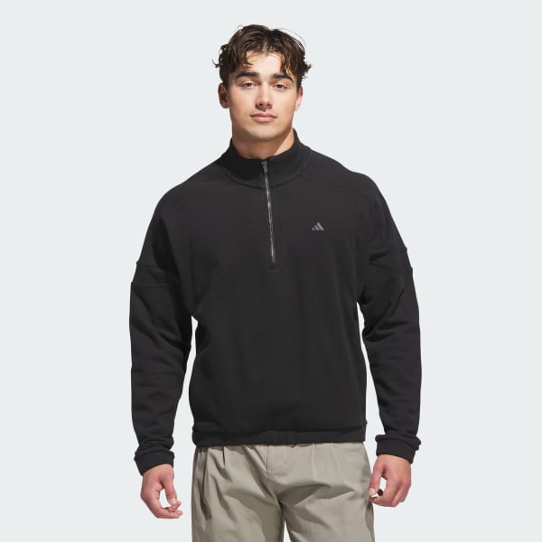 Black Go-to Heritage Loose Quarter-Zip