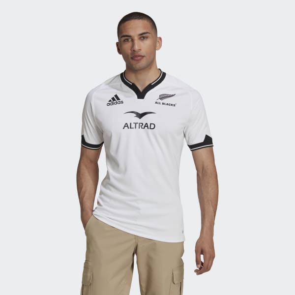 Hvid All Blacks Rugby Replica udebanetrøje DVK21