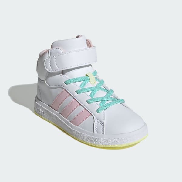 adidas Grand Court Mid Shoes Kids White Free Shipping with adiClub adidas US