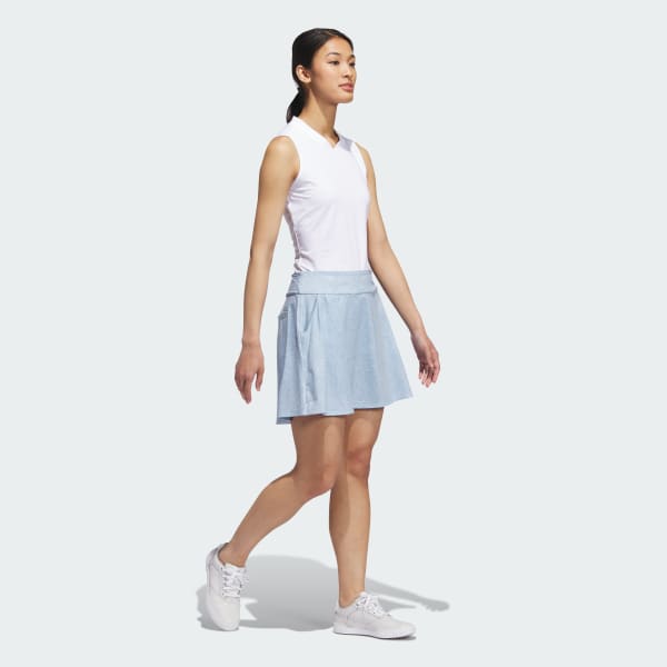 Blue Essentials Printed Golf Skort