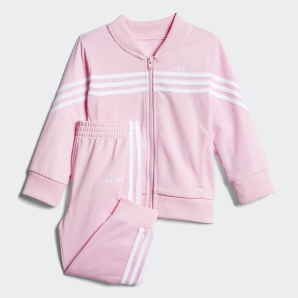 adidas Linear Tricot Jacket Set - Pink | adidas US