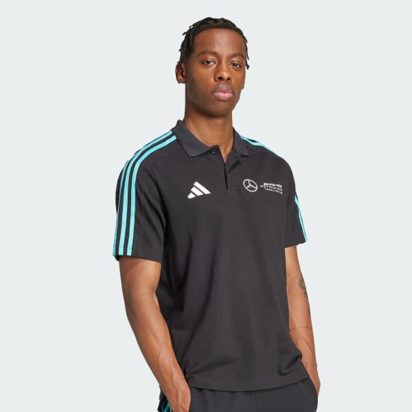 Black MERCEDES - AMG PETRONAS FORMULA ONE TEAM DNA POLO