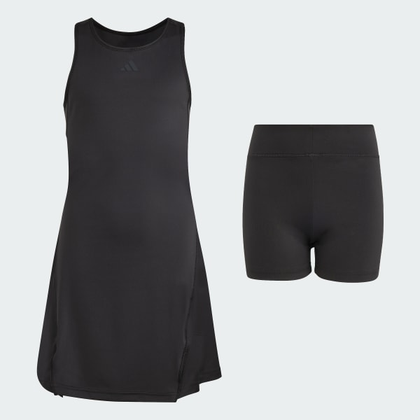 Noir ROBE DE TENNIS CLIMACOOL CLUB FILLES