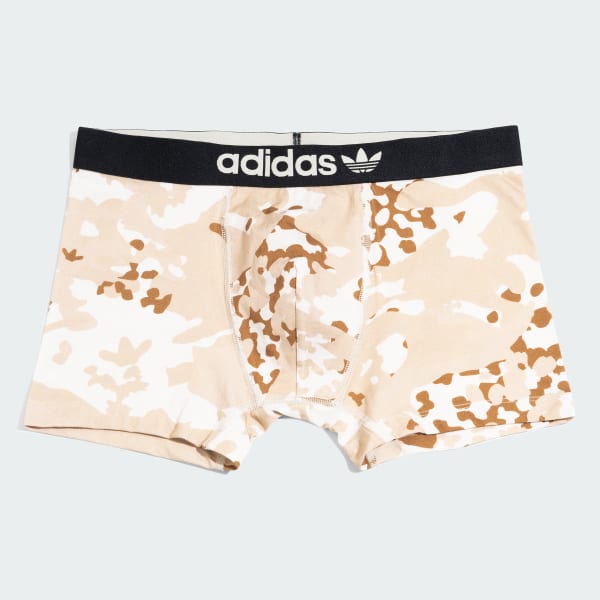 ブラック コンフォートフレックス コットン プリントトランクス 2枚組
