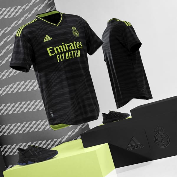 Sort Real Madrid 22/23 Authentic tredjetrøje