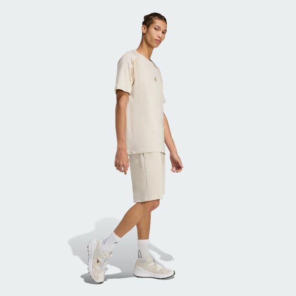 Beige SHORTS COLLEGIATE DE TELA FRENCH TERRY