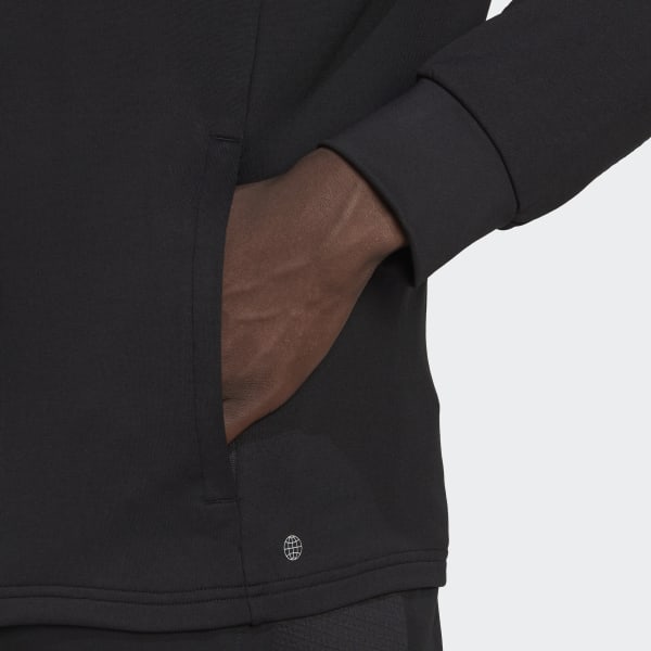 cerná Bunda Everyday Run Full-Zip Knit V2028