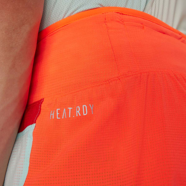 สีแดง กางเกงวิ่งขาสั้น New York City Split