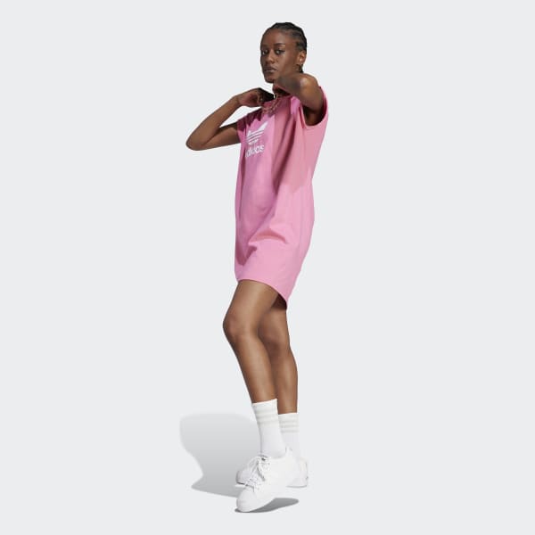adidas Adicolor Women\'s | | - Classics Dress adidas Trefoil US Lifestyle Pink Tee