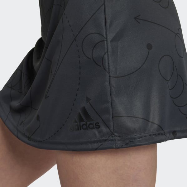Grey Club Tennis Graphic Skirt P9937