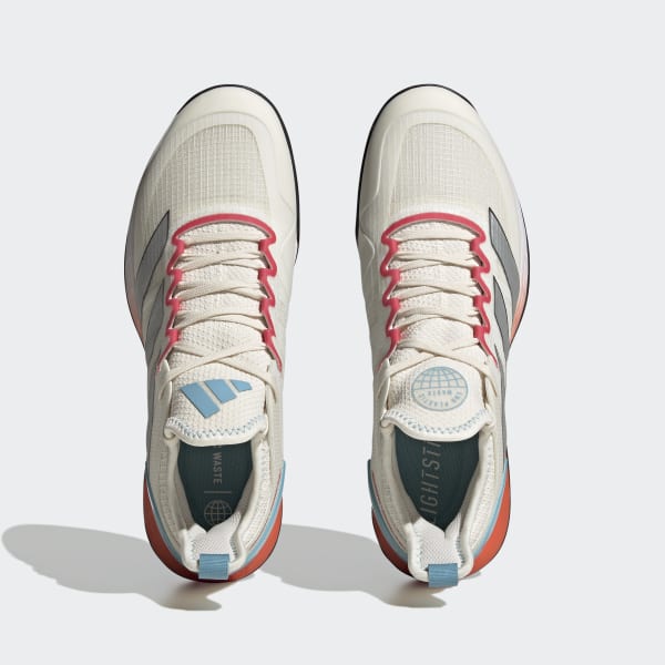 Weiss Adizero Ubersonic 4 Clay Court Tennisschuh