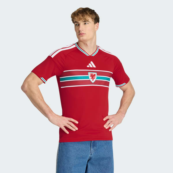 Vermelho Camisa I Torcedor País de Gales 26