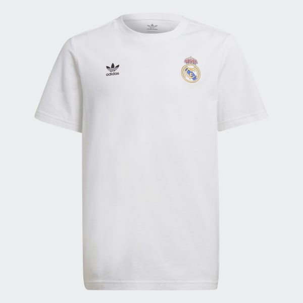 White Real Madrid Essentials Trefoil Tee BV834