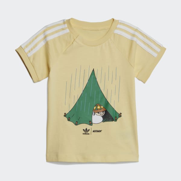 jaune Ensemble short et t-shirt adidas Originals x Moomin