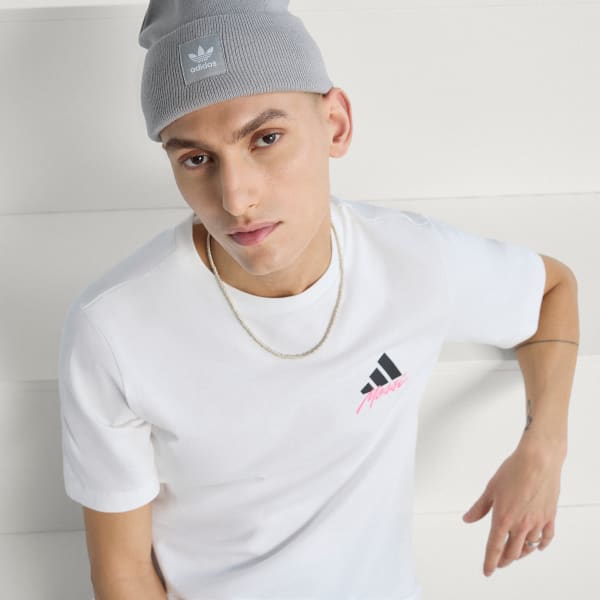 Hvid Messi Icon Graphic T-shirt