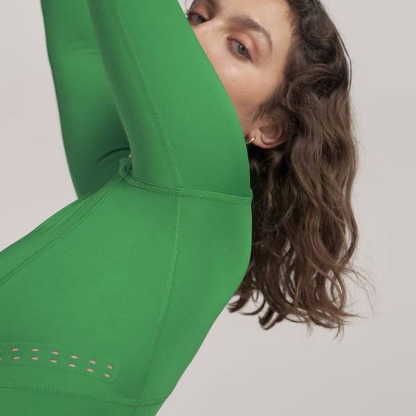 Zielony adidas by Stella McCartney TruePurpose Yoga Long Sleeve DM077