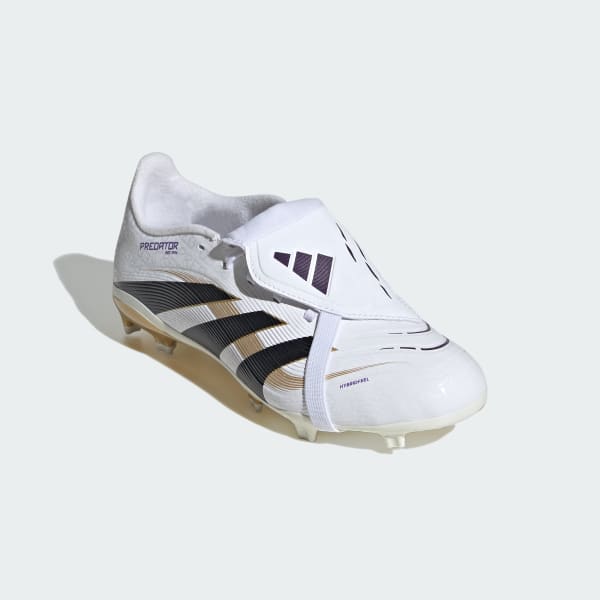 Weiss Predator League Fold-Over Tongue Kids FG/MG Fußballschuh